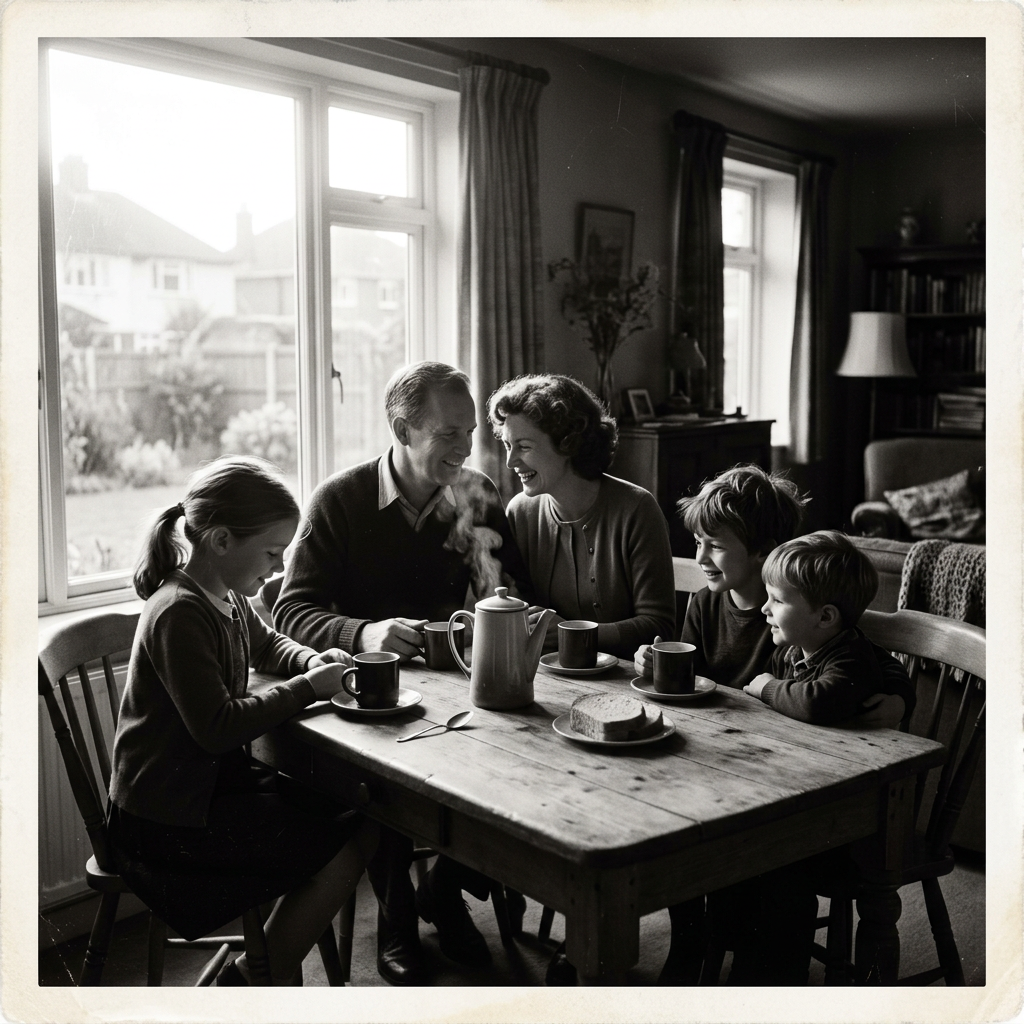 Archival photograph of The Family Home
